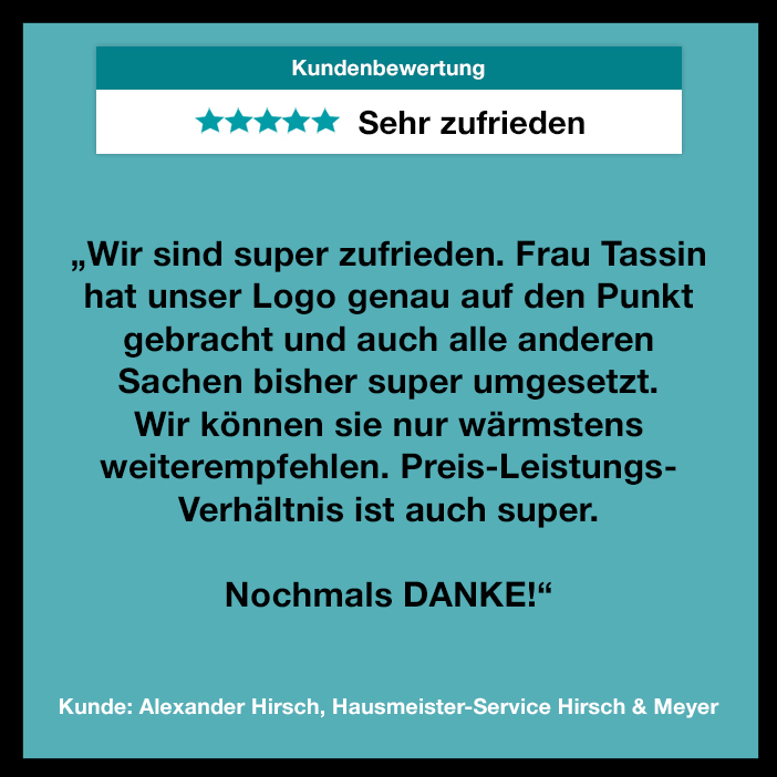 positive Kundenbewertung